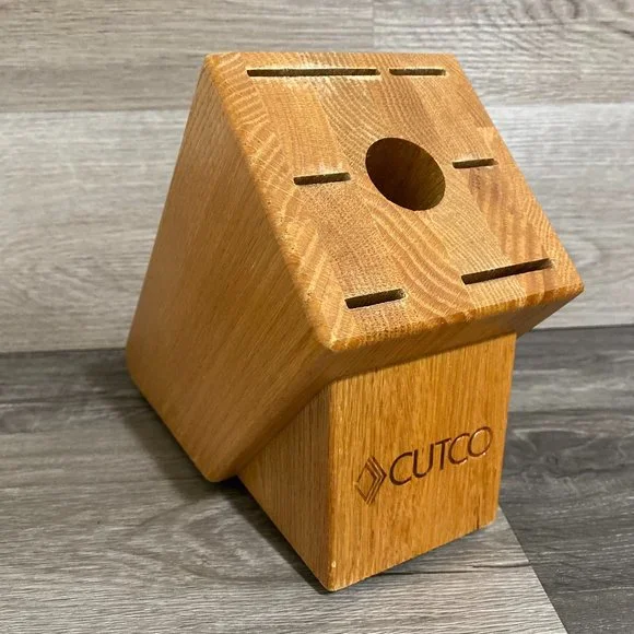 Cutco Galley Set Block (7-Slot) Oak